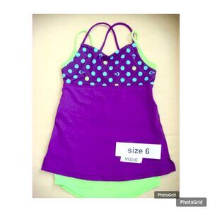 Ivivva by Lululemon 🍋 Tank Top purple Yellow size 6